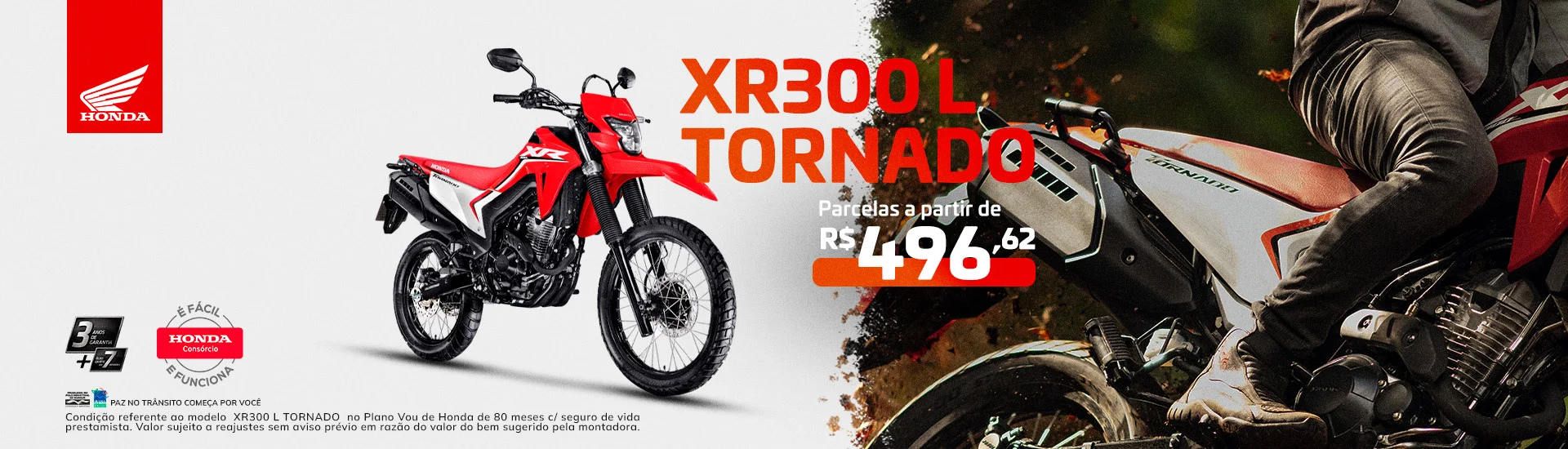 recreio motos, honda, tornado